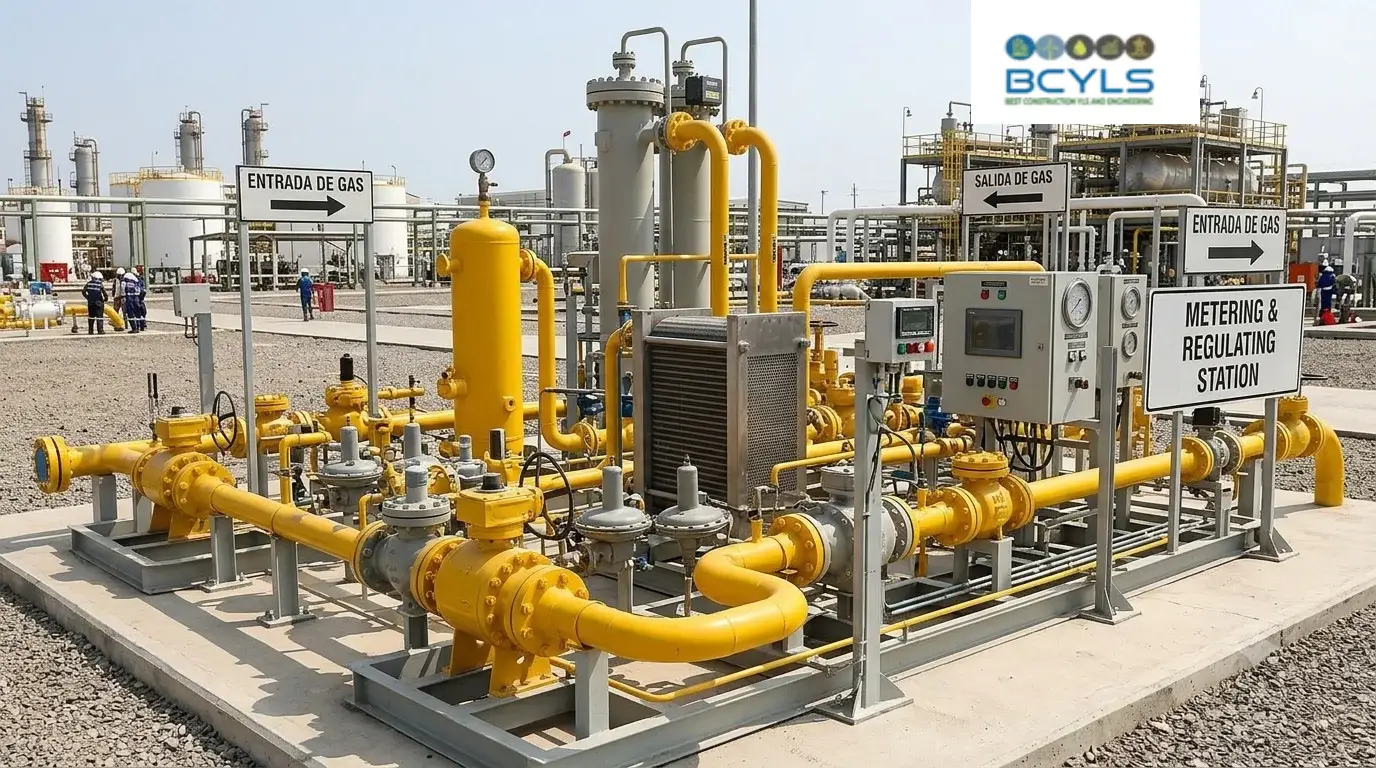 GAS METERING REGULATING STATION