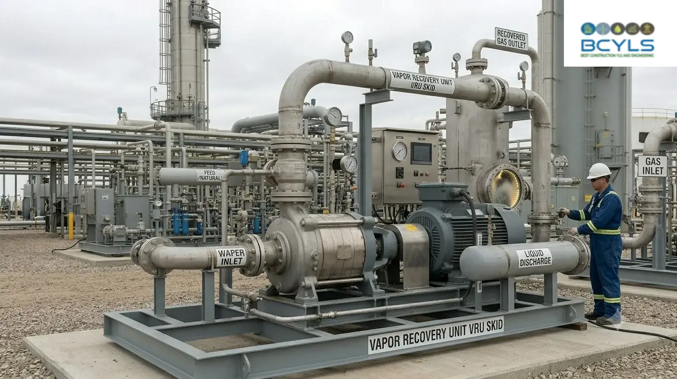 VAPOR RECOVERY UNIT VRU SKID
