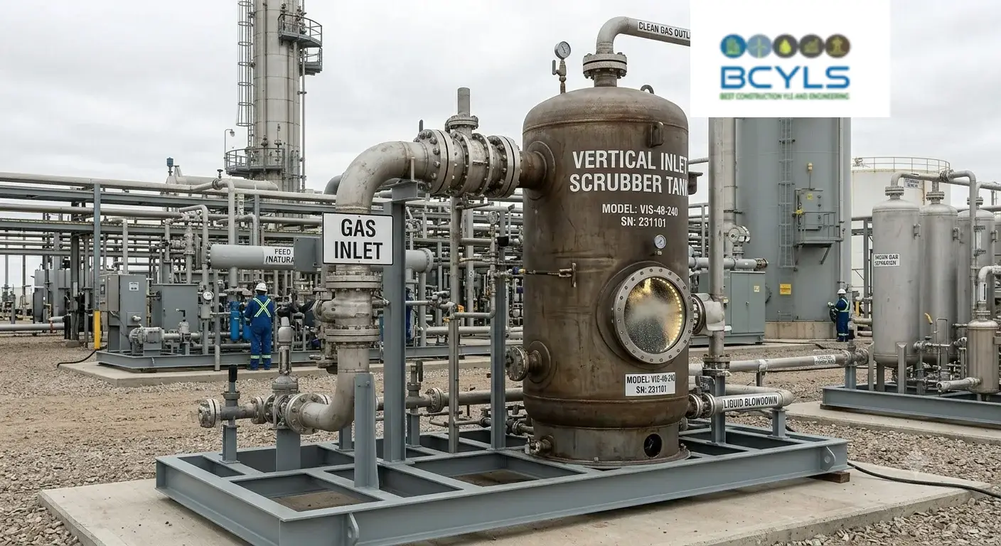 VERTICAL INLET SCRUBBER TANK